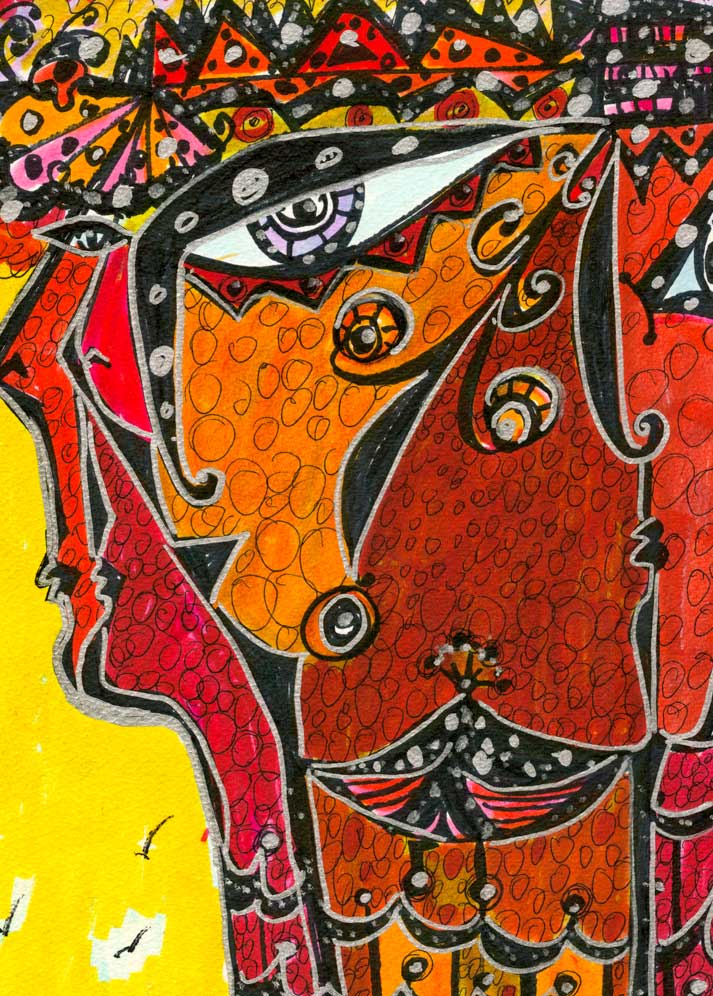 Carolyn Mary Kleefeld | Artist – Gold Pen