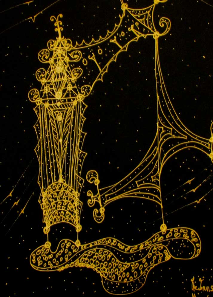 Carolyn Mary Kleefeld | Artist – Gold Pen